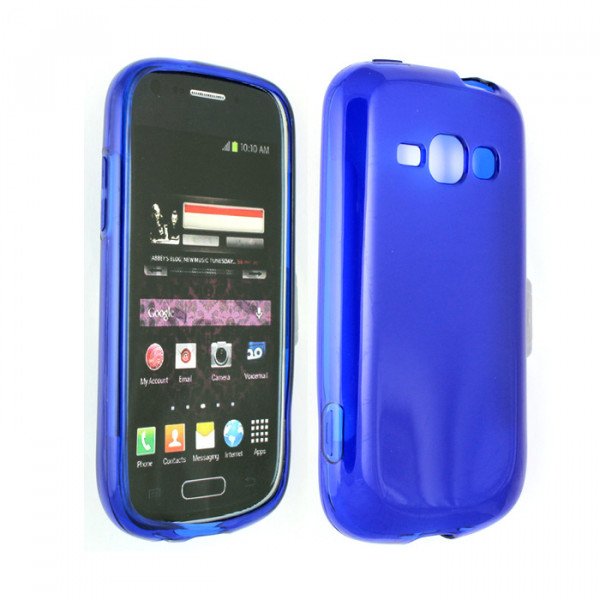 Wholesale Galaxy Prevail 2 M840 TPU Gel Case (Blue)
